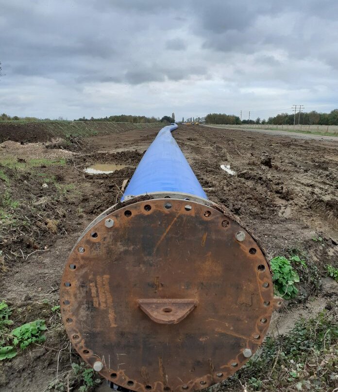 GPS PE Blue, the solution of choice for pipeline renewal programme