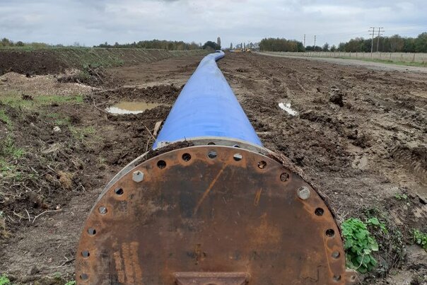 GPS PE Blue, the solution of choice for pipeline renewal programme