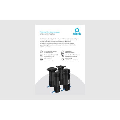 Protecta-Line boundary box product information sheet Protecta-Line boundary box product information sheet