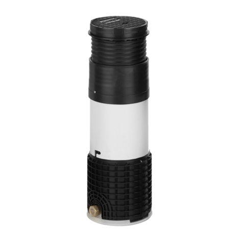 Boundary box for contaminated land with WATER lid