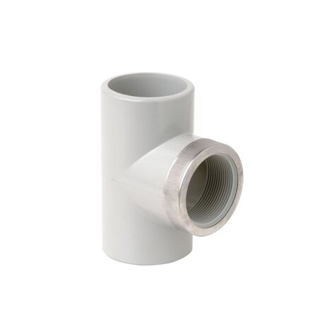 CPVC 40mm x 1.1/4 Plain Threaded Tee CPVC 40mm x 1.1/4 Plain Threaded Tee