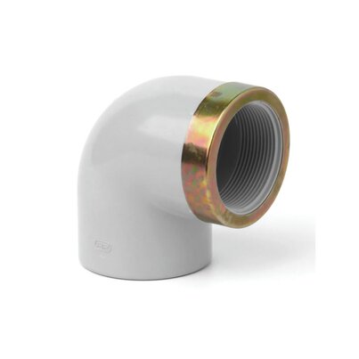 CPVC 25 x 3/4mm Plain Threaded 90 Elbow Band CPVC 25 x 3/4mm Plain Threaded 90 Elbow Band