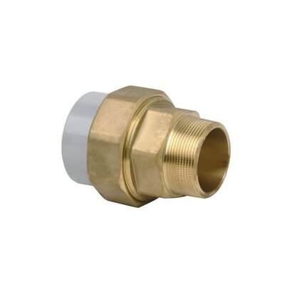 CPVC 25mm Composite Union Brass Male CPVC 25mm Composite Union Brass Male