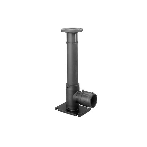 Frialen 90mm x DN80 Black PE100 SDR11 Electrofusion Duck Foot Bend Frialen 90mm x DN80 Black PE100 SDR11 Electrofusion Duck Foot Bend