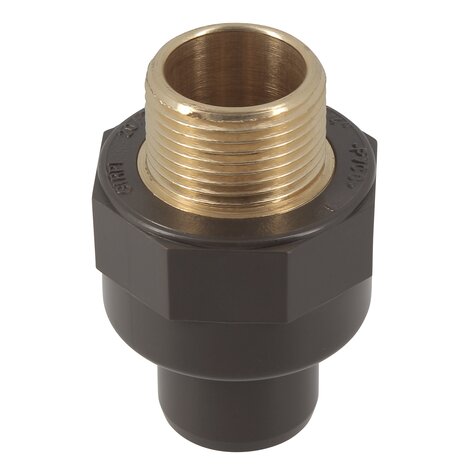HTA 16mm (20mm) x 1/2 Adaptor with Brass Thread HTA 16mm (20mm) x 1/2 Adaptor with Brass Thread