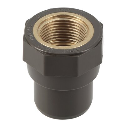 HTA 40mm (50mm) x 1 1/4 Threaded Adaptor Brass HTA 40mm (50mm) x 1 1/4 Threaded Adaptor Brass