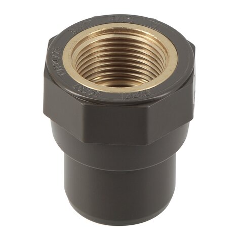 HTA 40mm (50mm) x 1 1/4 Threaded Adaptor Brass HTA 40mm (50mm) x 1 1/4 Threaded Adaptor Brass