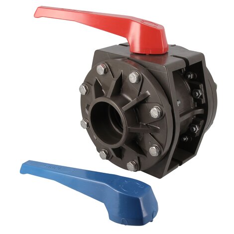 HTA 75mm Double Union Ball Valve