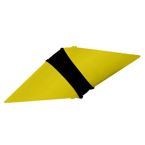 GPS Yellow 250mm PE100 SDR21 11.25 Degree Mitred Bend GPS Yellow 250mm PE100 SDR21 11.25 Degree Mitred Bend