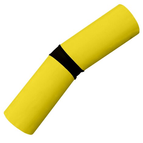 GPS Yellow 500mm PE100 SDR21 22.5 Degree Mitred Bend