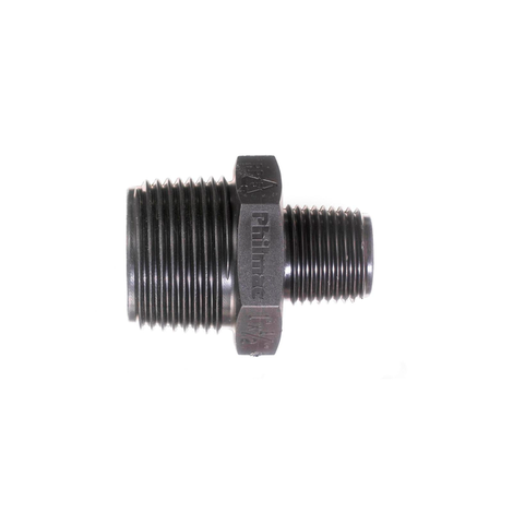 Philmac BSP Threaded Reducing Nipple 3/4 x 1/2 Philmac BSP Threaded Reducing Nipple 3/4 x 1/2