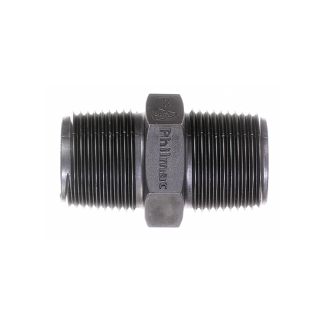 Philmac BSP Threaded Nipple 1 Philmac BSP Threaded Nipple 1
