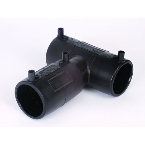 PLX+ ESD 63mm SDR11 3 Way Single Wall Electrofusion Equal Tee PLX+ ESD 63mm SDR11 3 Way Single Wall Electrofusion Equal Tee