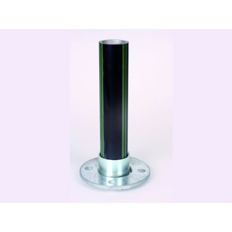 PLX+ ESD 90mm (80NW) SDR17 Single Wall Stub Flange Transition PLX+ ESD 90mm (80NW) SDR17 Single Wall Stub Flange Transition