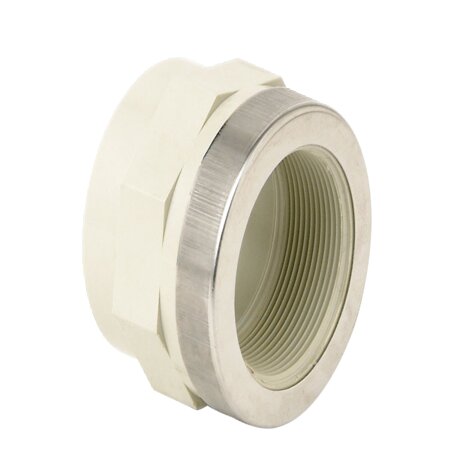 PP 32mm x 1 Socket Plain Threaded Reinforced PP 32mm x 1 Socket Plain Threaded Reinforced