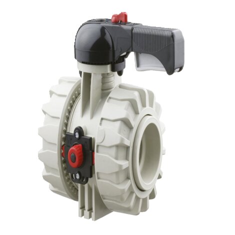 PP 50mm VKD Ball Valve Plain FPM PP 50mm VKD Ball Valve Plain FPM