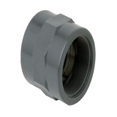 PVC 63 x 2 Socket Plain Threaded