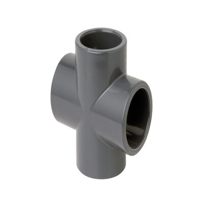 PVC 50mm Cross Plain
