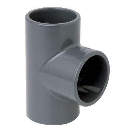 PVC 25mm 90 Tee Plain PVC 25mm 90 Tee Plain