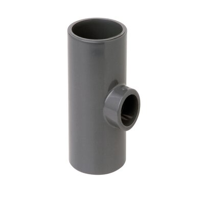 PVC 63 x 63 x 25mm  Reducing Tee Plain