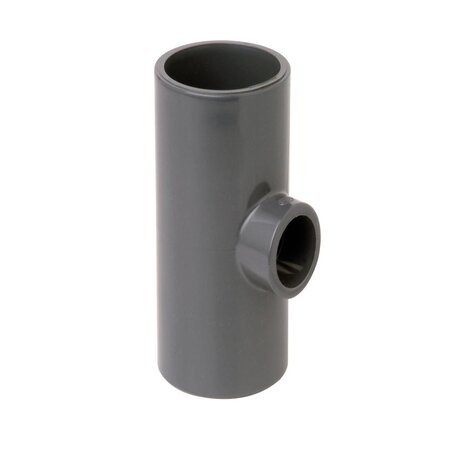 PVC 40 x 40 x 20mm Reducing Tee Plain PVC 40 x 40 x 20mm Reducing Tee Plain
