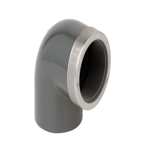 PVC 25 x 3/4 90 Elbow Reinforced PVC 25 x 3/4 90 Elbow Reinforced