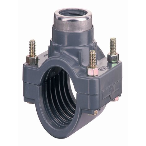 PVC 225 x 2mm Clamp Saddle PVC 225 x 2mm Clamp Saddle