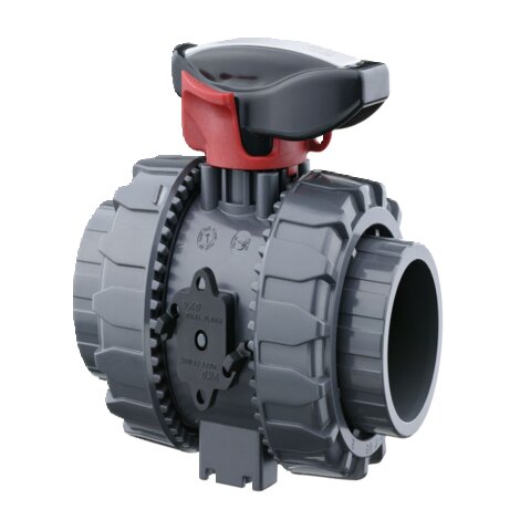 PVCxU 1/2 VKD Ball Valve Locking Handle FPM PVCxU 1/2 VKD Ball Valve Locking Handle FPM