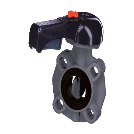 PVCxU 3 FK Butterfly Valve FPM PVCxU 3 FK Butterfly Valve FPM