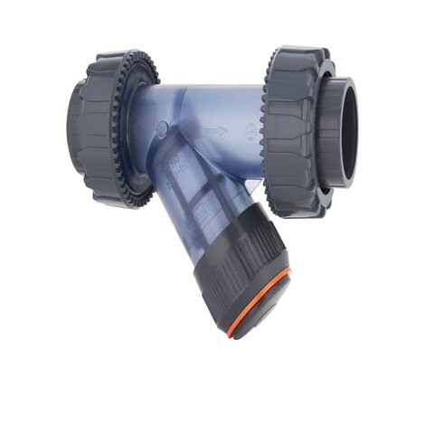 PVCxU CLEAR S/STRAINER THD 11/2 PVCxU CLEAR S/STRAINER THD 11/2