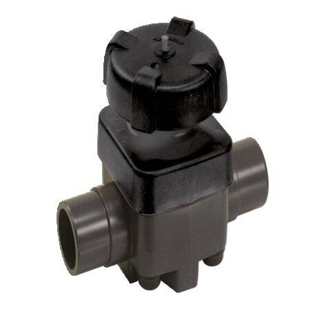 PVC 1/4 Diaphragm Valve Threaded EPDM