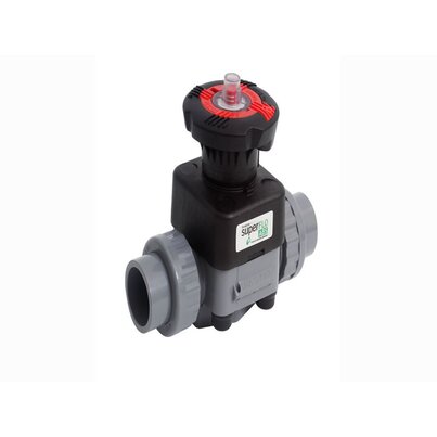 ABS 1/2 Dialock Diaphragm Valve U/End EPDM