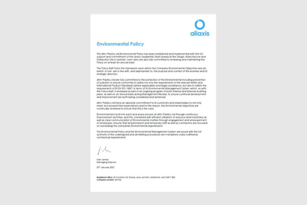 Aliaxis UK Environmental Policy 2025