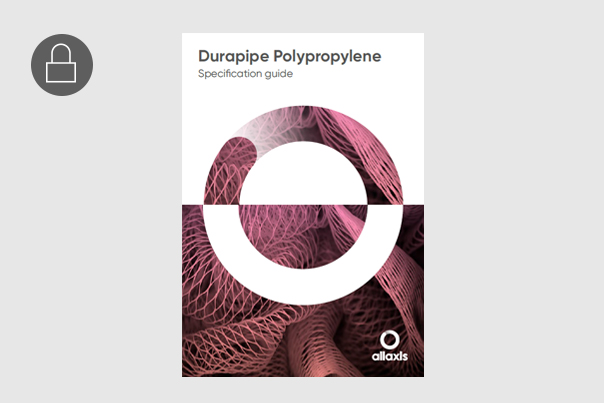 Durapipe Polypropylene specification guide