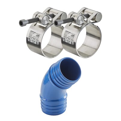 Protecta-Line 125mm SDR17 Mechanical 45 Degree Elbow