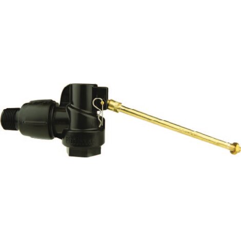 Philmac 3/4" float valve 165mm lever long thread