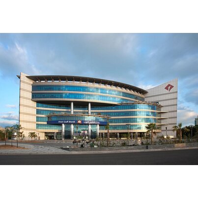 SuperFlo ABS provides saves time and cost in building a new bank HQ in Abu Dhabi