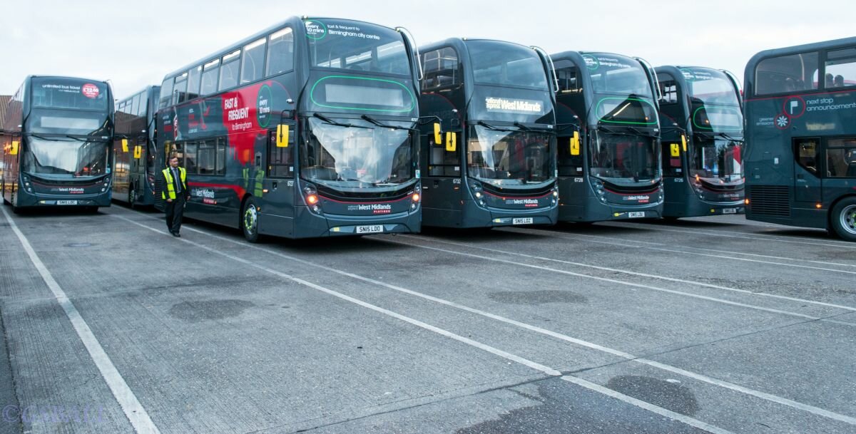 National Express use PLX Blue at their Walsall bus depot